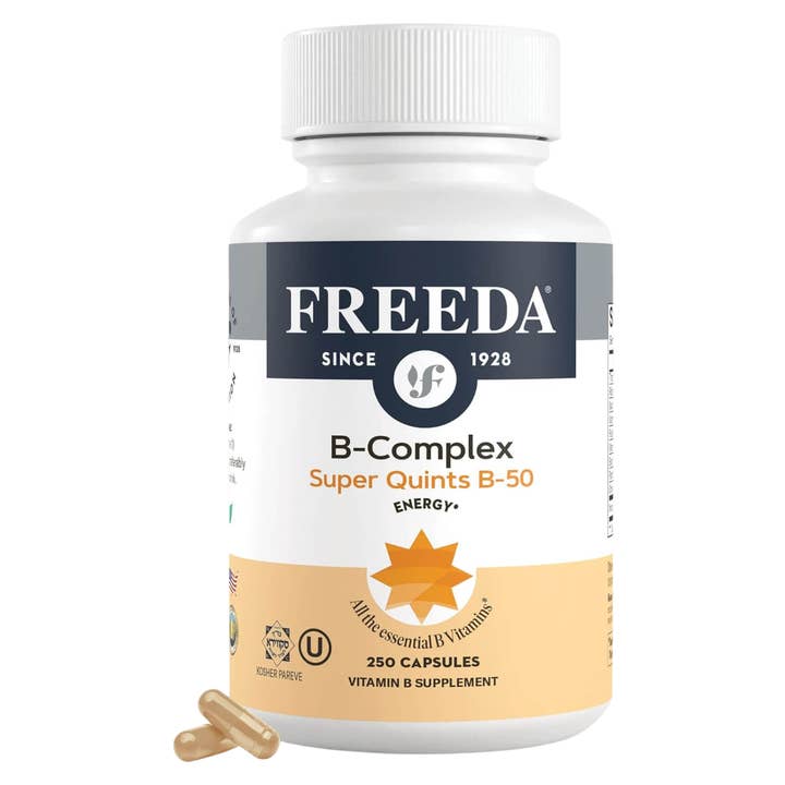 B Complex Super Quints B-50 for wholesale by Freeda