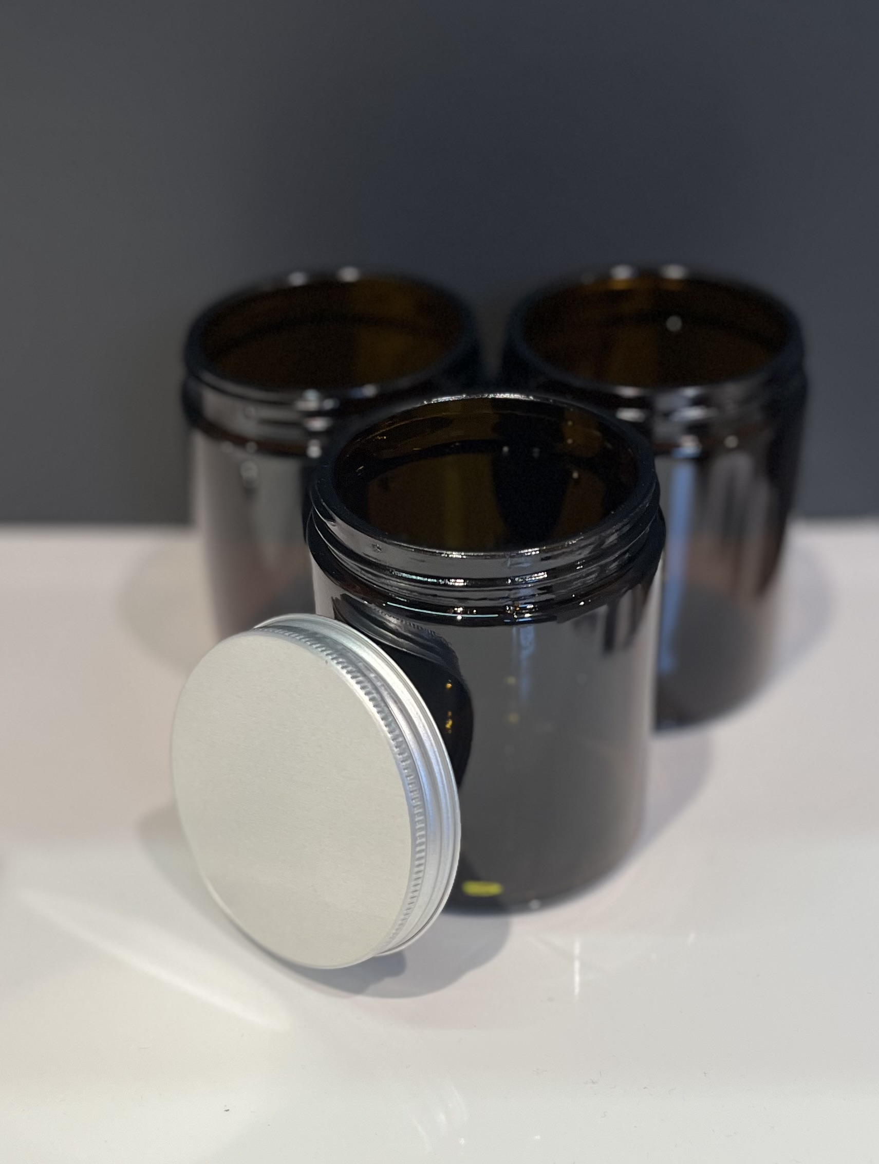 angar - Wholesale Jar/Filled Candle - White label candle, amber jar, scented soy wax candle3