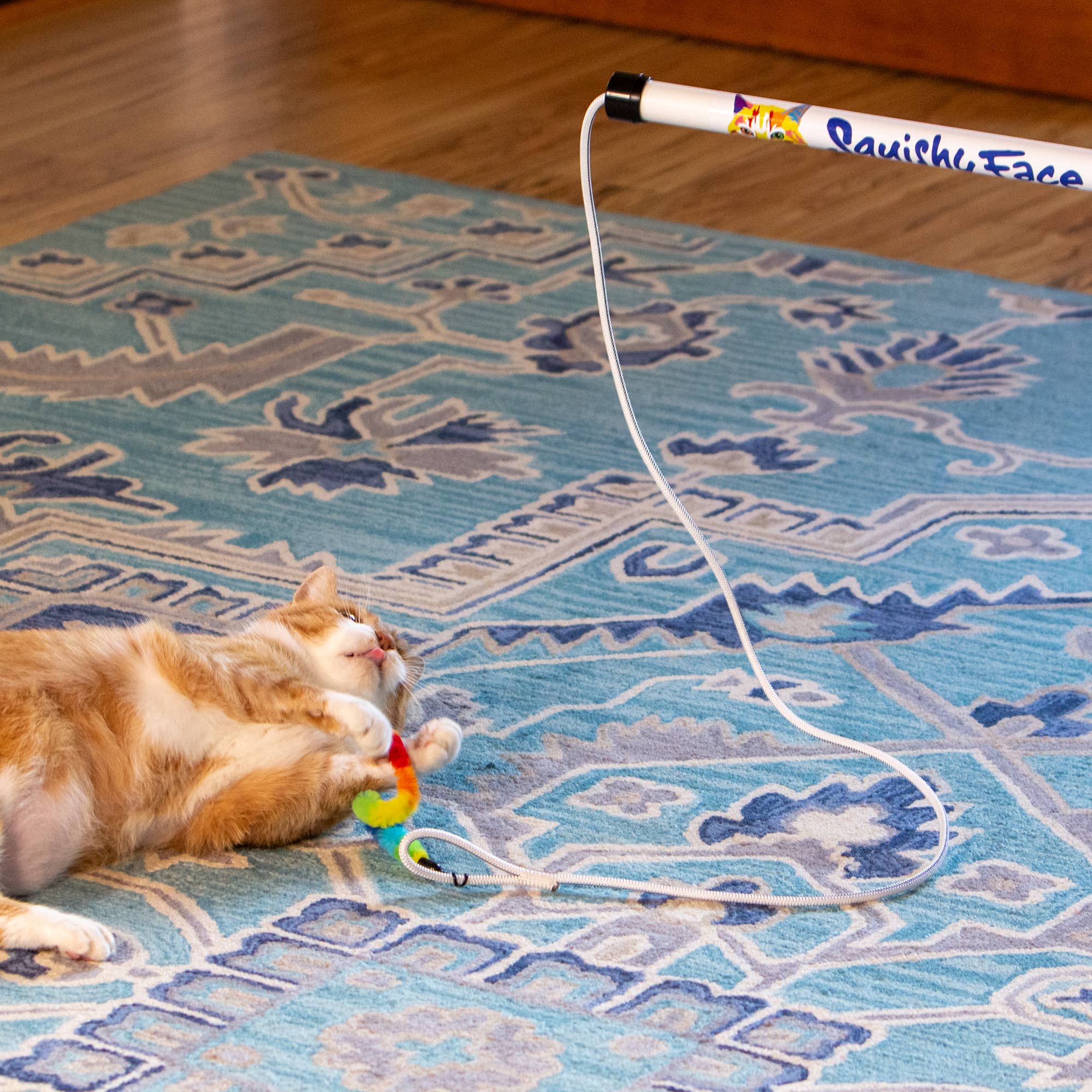 Squishy Face Studio - Wholesale Speeltje - Kat - Squishy Face Studio Tough Teaser Katten Speelgoed met 2 Lokmiddelen4