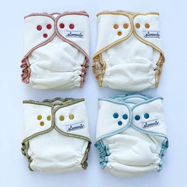 Sloomb - Wholesale Diaper (Cloth) - Baby - Overnight Bamboo Fleece Fitted Diapers