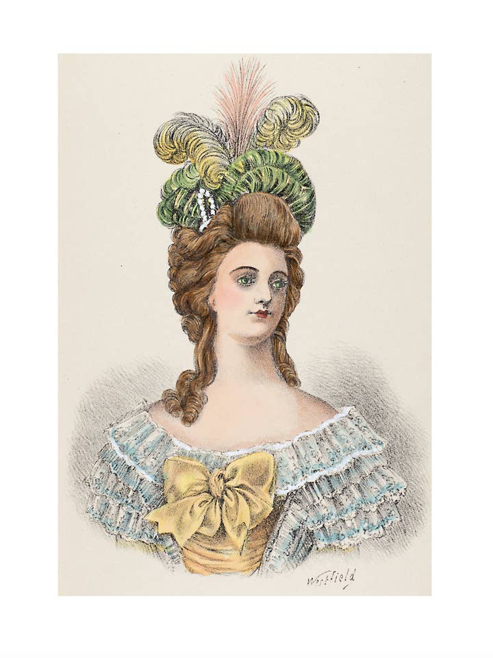 Elaina Coiffure-Karte mit Antik-Reproduktion/Blankokarte für den Großhandel von Something To Write Home About