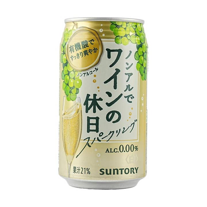 SUNTORY Non-alcoholic Sparkling White Wine 350ml for wholesale by Scale Distribution