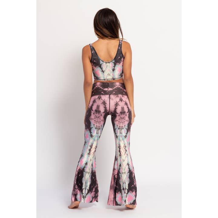 Örn Fjäder Rosa Crop Klockbotten för wholesale av Teeki Boutique + WithLove USA Made ~ Wholesale