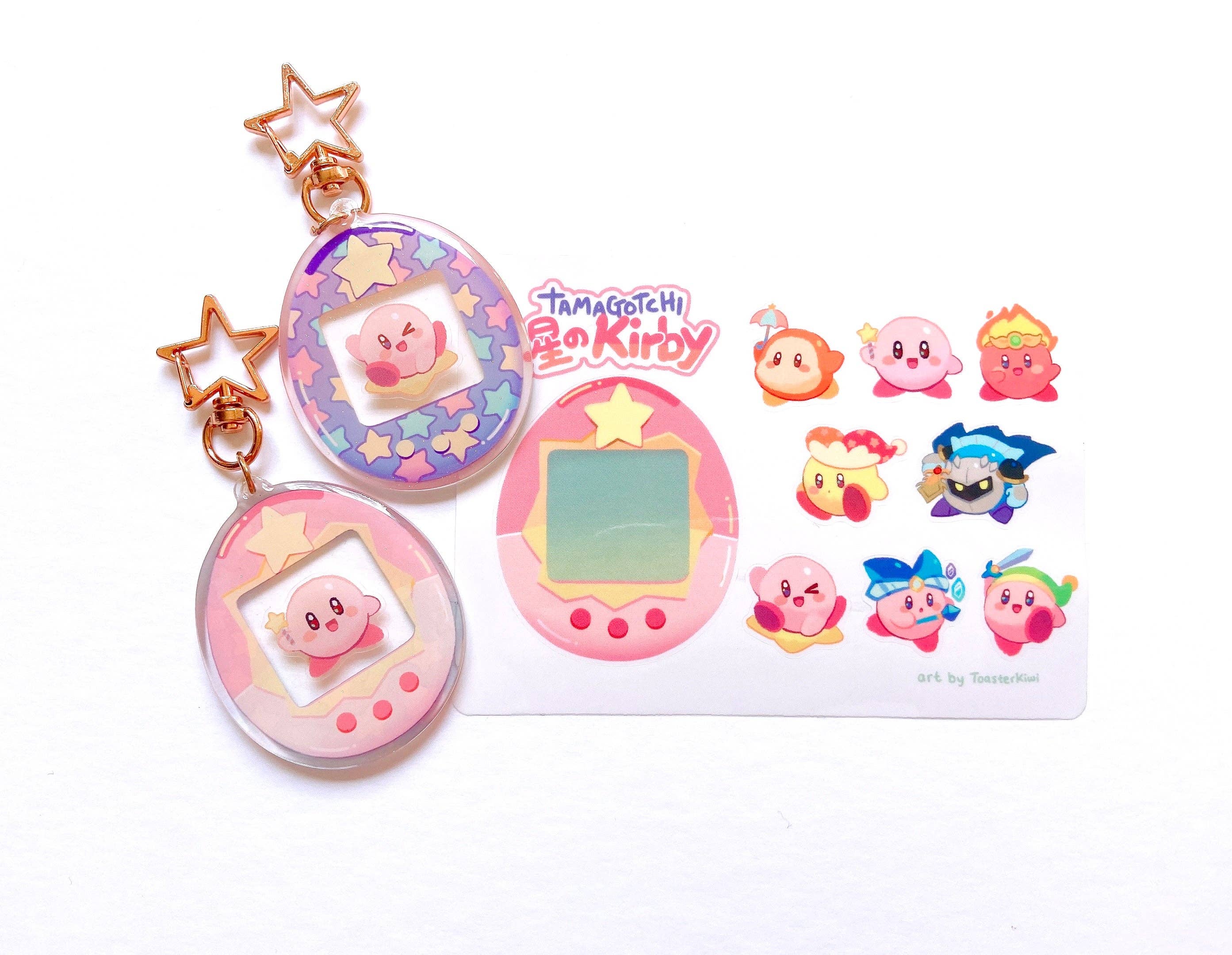 ToasterKiwi - Wholesale Keychain - Kids - Custom Tamagotchi Set [Kirby]4
