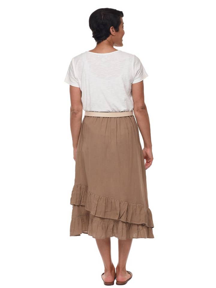 Tulip Clothing - Wholesale T-Shirt - Women's - CS101 Button Tee in Ivory*