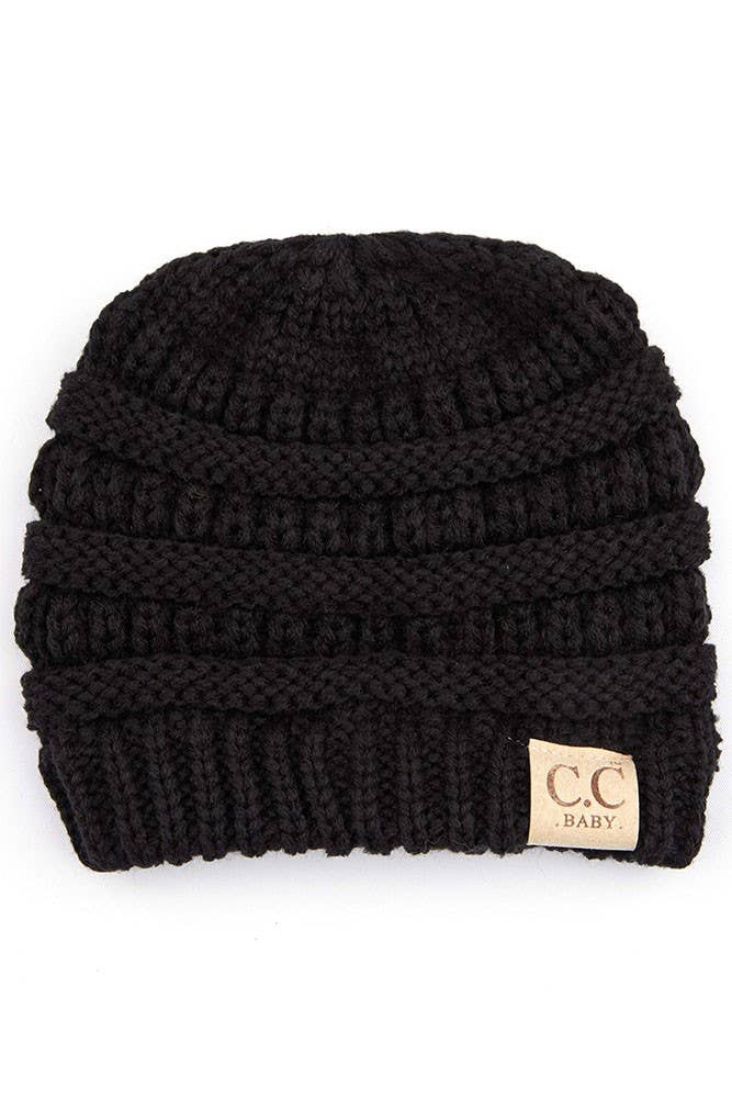 Hana - Wholesale Newborn/Knit Hat - Baby - C.C Baby Solid Color Knit Beanie1