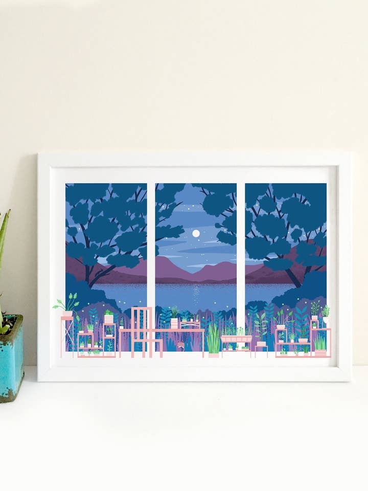 Dream Studio Giclee Print for wholesale by Tom Hardwick