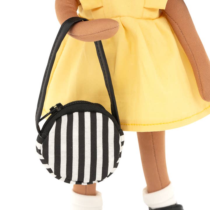 Orange Toys - Wholesale Doll - Kids - Tina Doll With A Yellow Dress 32Cm
