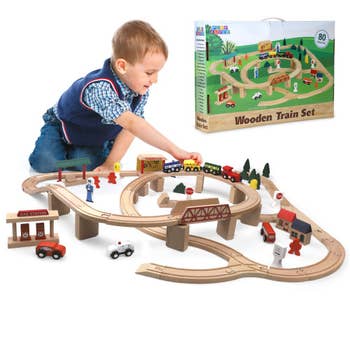Playmags Magnetic Tiles Train Set, 20 Piece Accessory Set Includes 4  Trains, Stronger Magnets, Building Blocks Add-On, STEM Toys for Kids. 