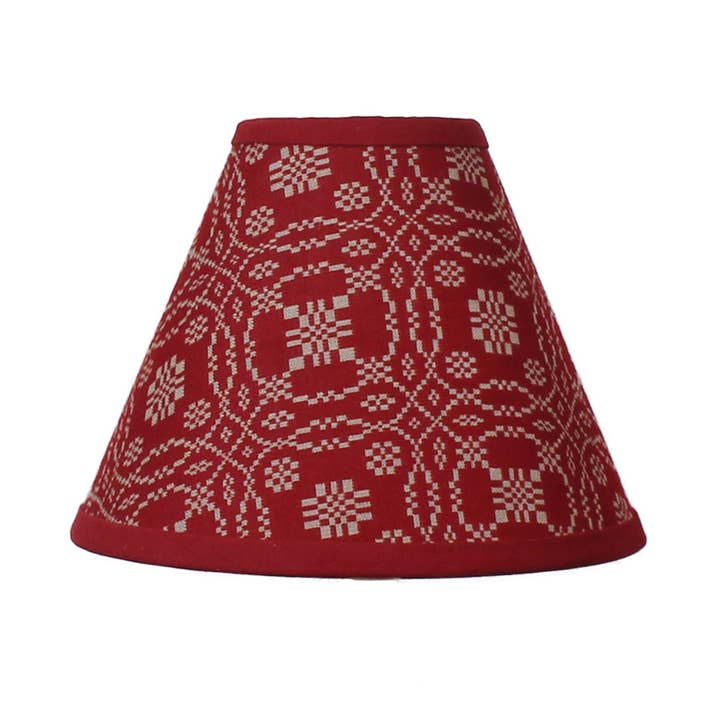 Lover's Knot Barn Red 14" Shade for wholesale by Home Collections by Raghu