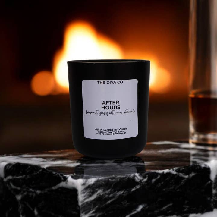 12 oz After Hours | Kokos Soja Lys for engroshandel hos The Diya Co