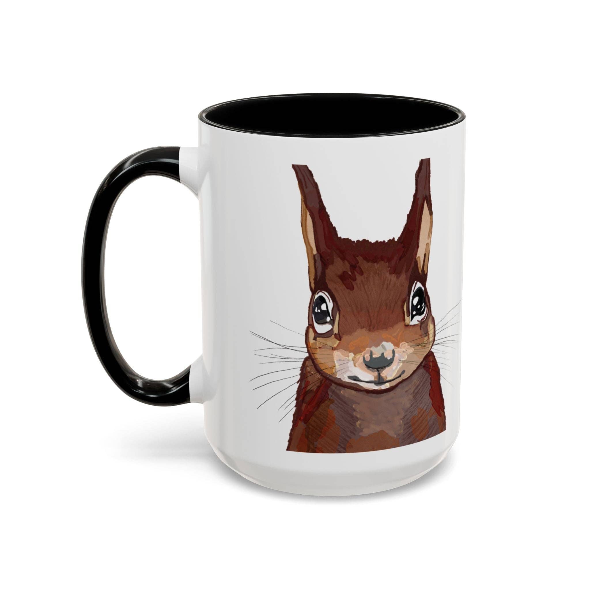 Blue Cava - Wholesale Coffee Mug - Squirrel Two Tone Coffee Mugs (11oz & 15oz)13