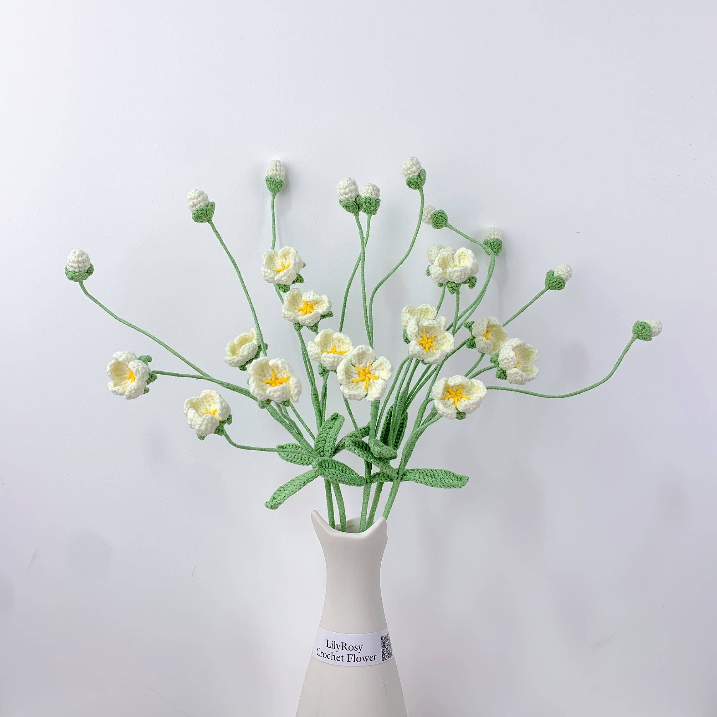 Lilyrosy（Duty free) – Engroshandel Kunstige blomster – Hæklet Drip blommetræer, Håndlavede gaver til enhver lejlighed13