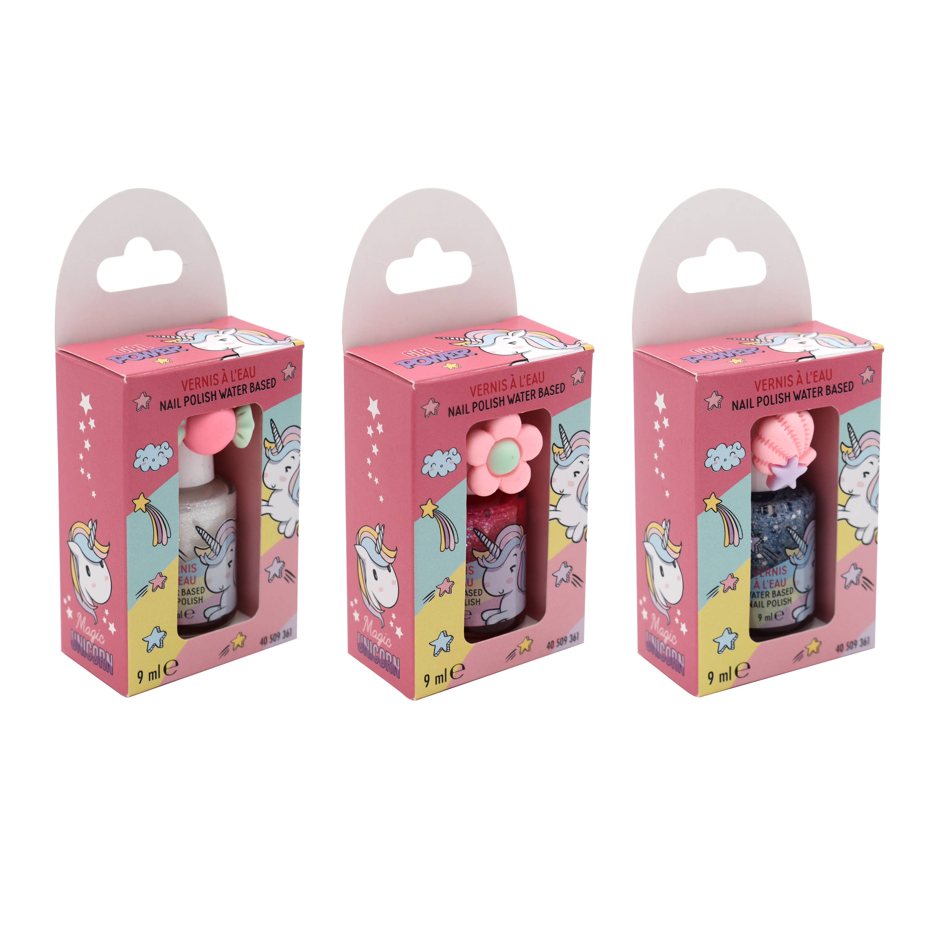 Takecare - Wholesale Nail Polish - Kids - Unicorn water-based nail polish+ring 9 ml0