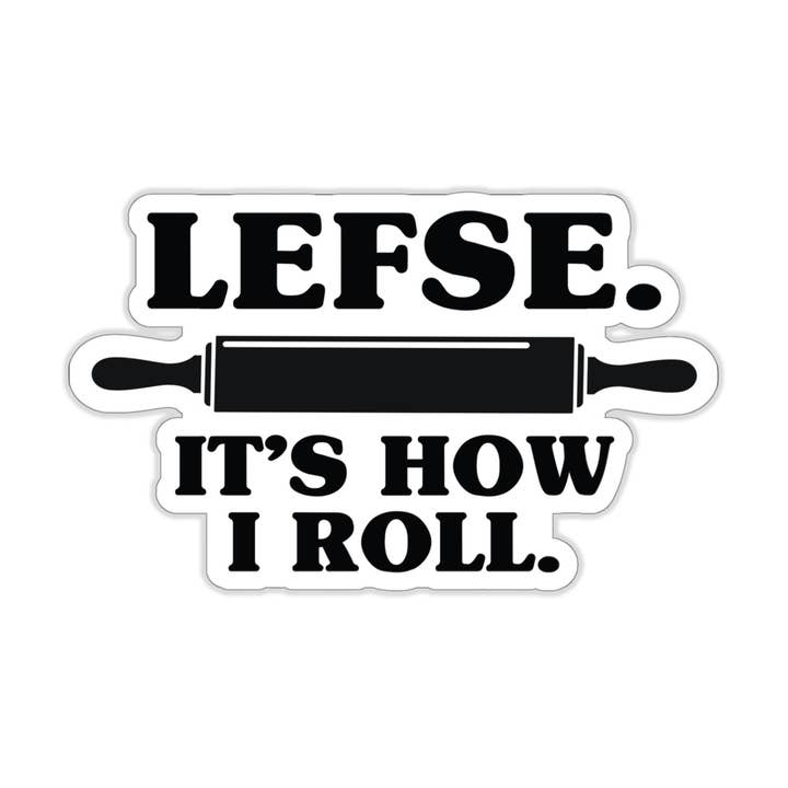 Scandinavian Design Studio - Wholesale Sticker - Lefse It's How I Roll Sticker0
