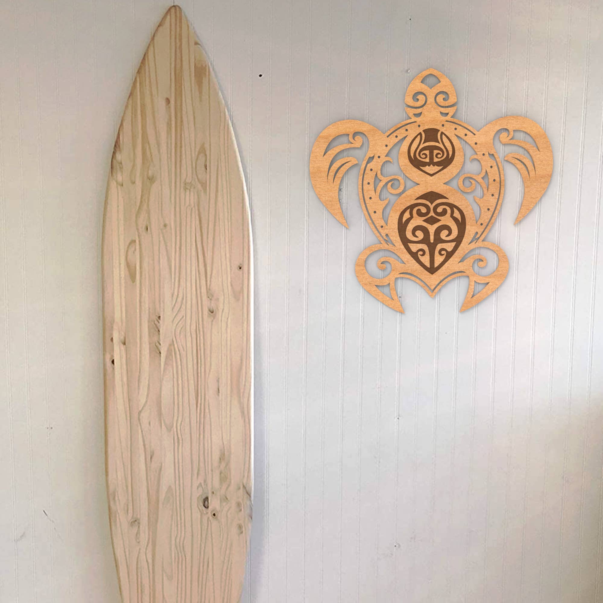 PeroWorx Designs - Wholesale Wall Accent - Tribal Turtle Wood Wall Art, Animal Wall Décor, Home Decor2