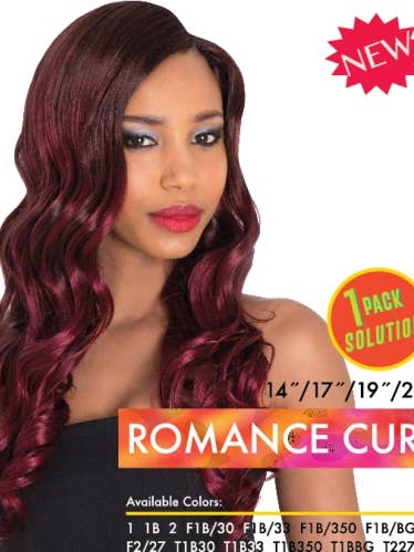 SYNTHETIC WEAVING - ROMANCE CURL WEAVING - 1 PACK SOLUTION for wholesale by MI Hair Distribution