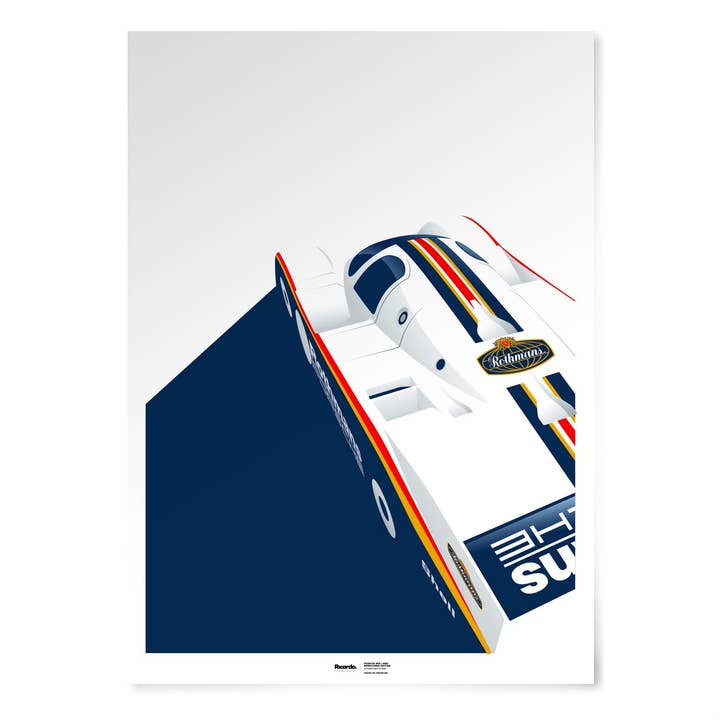 PORSCHE 956, 1983 for wholesale by Ricardo Fine Car Artwork