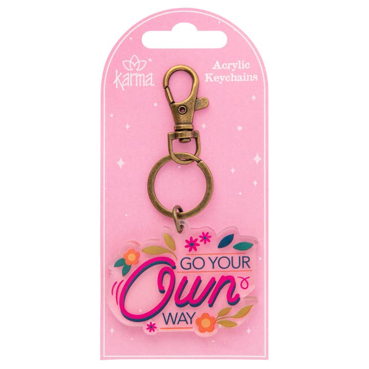 Karma - Wholesale Keychain - Women's - Acrylic Keychains3