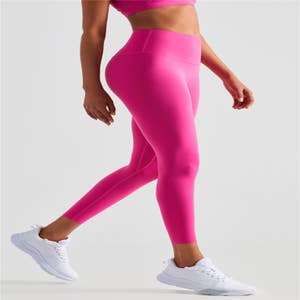 Nike Dri Fit Women's Capri Pants Size M Black Pink stripe Waistband size Xl  - $36 - From Esther