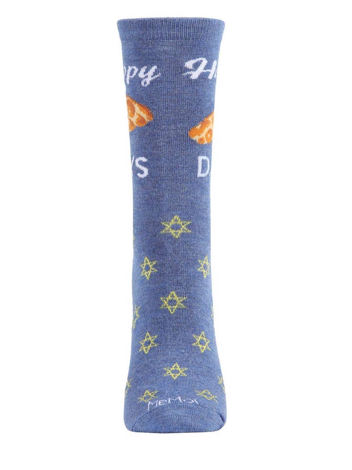 Infinity Classics International Inc. - Wholesale Socks - Women's - MeMoi Happy Challah Days Holiday Crew Socks