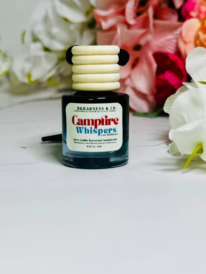 Campfire Whispers Car Diffuser for wholesale by Bkbadness & Co.