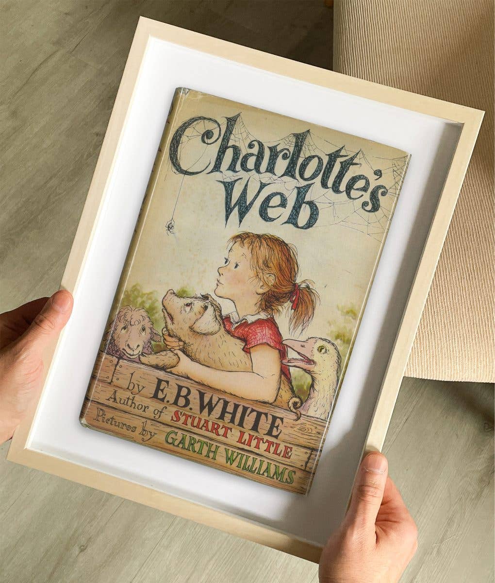 The Curious Desk - Wholesale Art Print - Charlotte’s Web by E. B. White Book Cover Print1