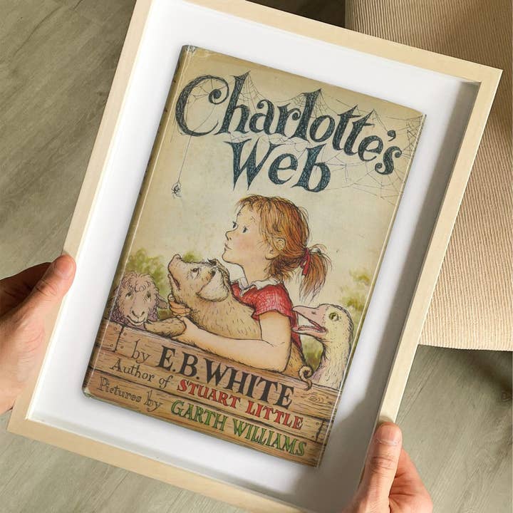 The Curious Desk - Wholesale Art Print - Charlotte’s Web by E. B. White Book Cover Print1