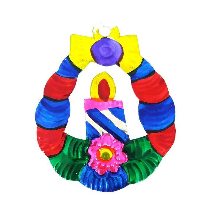 Couronne de Noël en étain pour la vente par Sedona Spirit