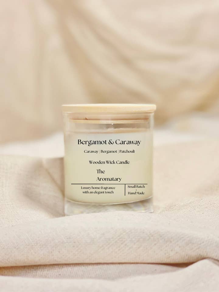Bergamot & Caraway Candle for wholesale by The Aromatary
