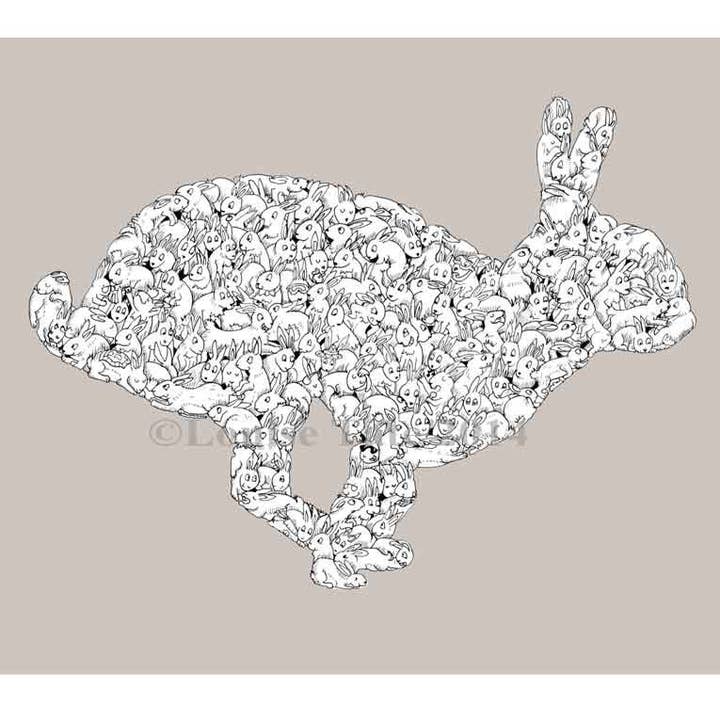 Rabbit for wholesale by Louise Tate Illustration