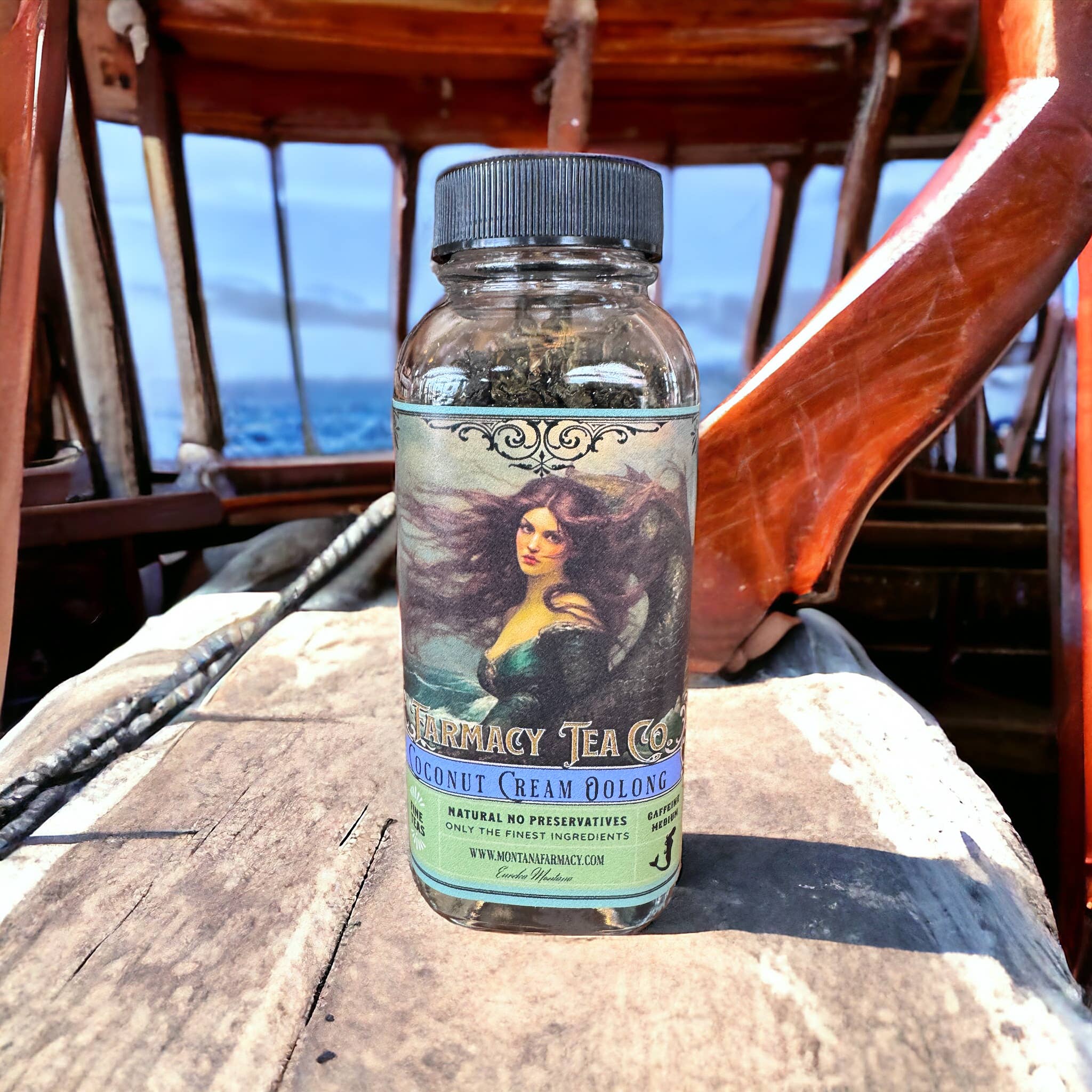 Montana Farmacy - Wholesale Loose Tea - Coconut Cream Oolong Majestic Mermaid Vintage Tea blend11