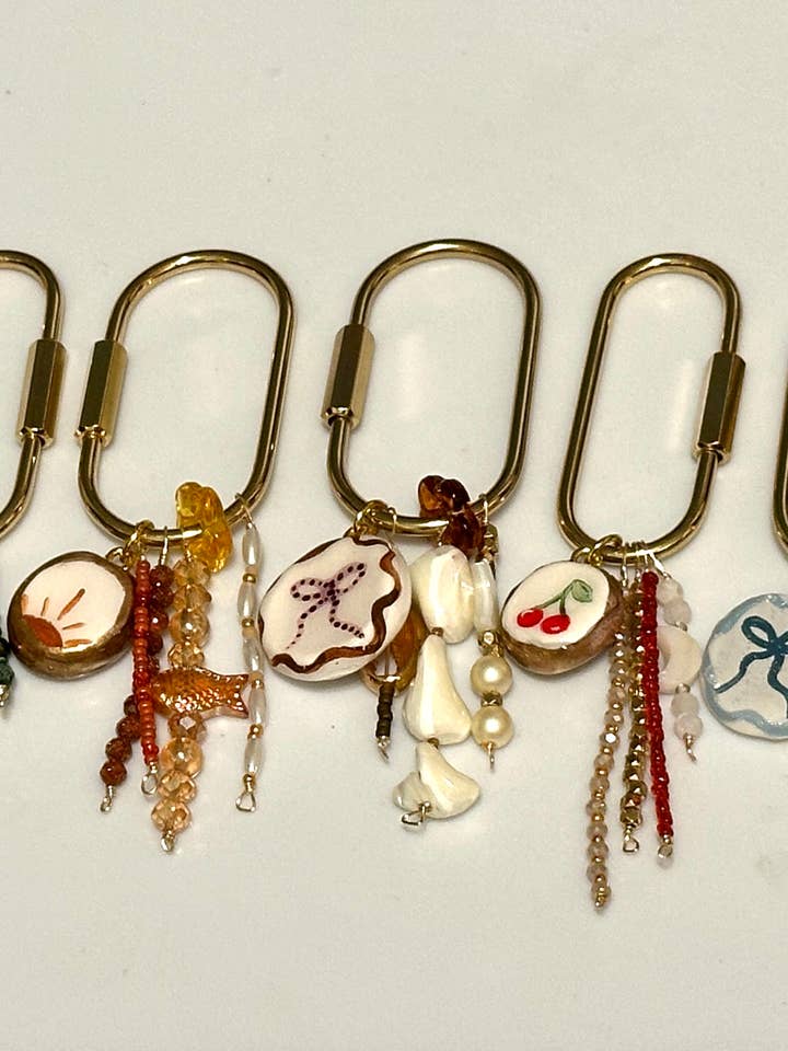 Bag Charm Key Chains for wholesale by AlwaysJean