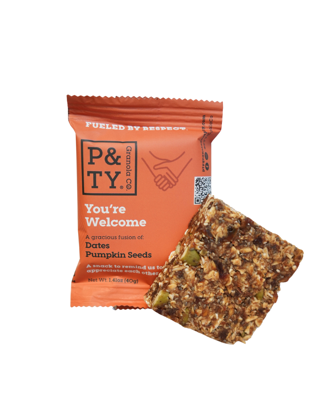 P&TY Granola Co. - Wholesale Snack Bar - You're Welcome Granola Bar: Dates, Pumpkin Seeds4