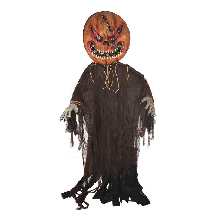 P'tit Clown – Ornamento/decoração ao ar livre por atacado – Abóbora Maléfica Gigante Luminosa - 3 M