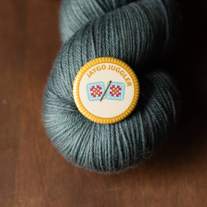 Camp Stitchwood - Wholesale Lapel Pin/Button - JAYGO Juggler Merit Badge1