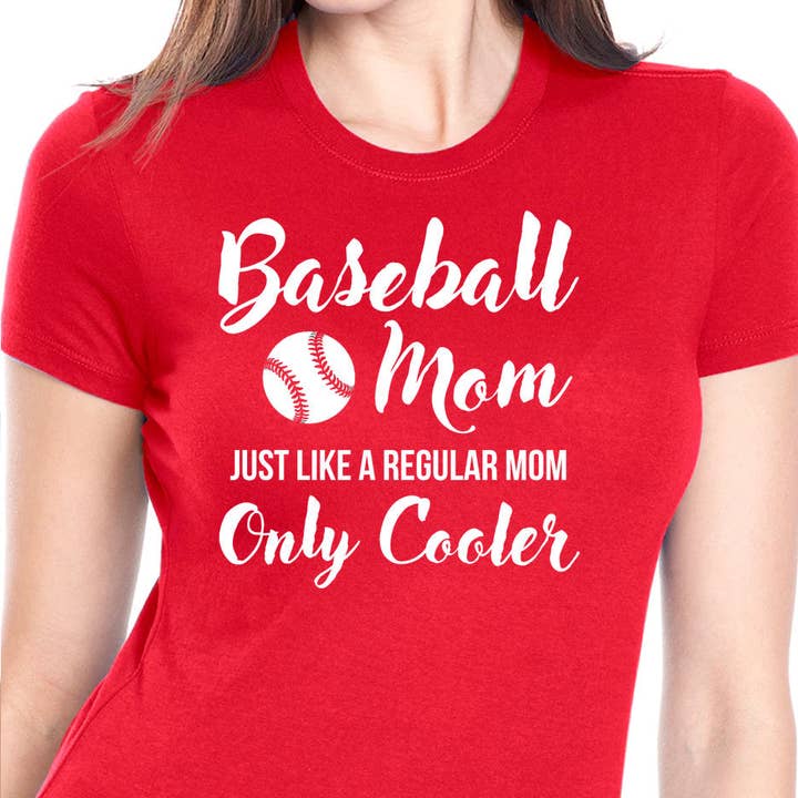 Baseball Mom T Shirt for wholesale by Tee Shirt Galaxy