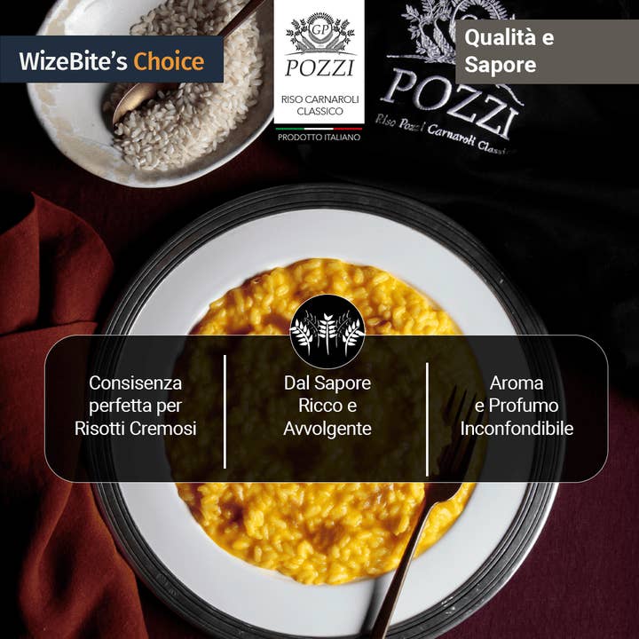 BENVOLIO.BIO by Wizebite S.r.l. SB - Wholesale Rice - POZZI Premium Carnaroli Risotto Rice Chef's Choice 1kg3