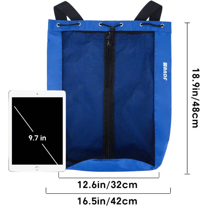 wandf - Wholesale Backpack – Unisex - Mesh Drawstring Backpack for Swimming Beach Backpack2