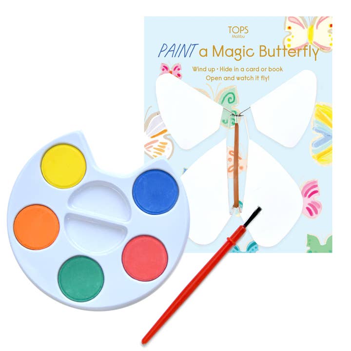 TOPS Malibu - Wholesale DIY Craft Kit - Flying Magic Butterfly® w/ Paint Set - Paint Your Own!