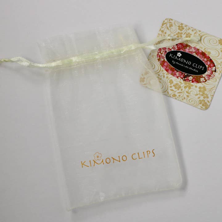 Kimono Clips – wholesale Hair clip – Women’s – 355-shb/blk Oval Swirl Shibori Black