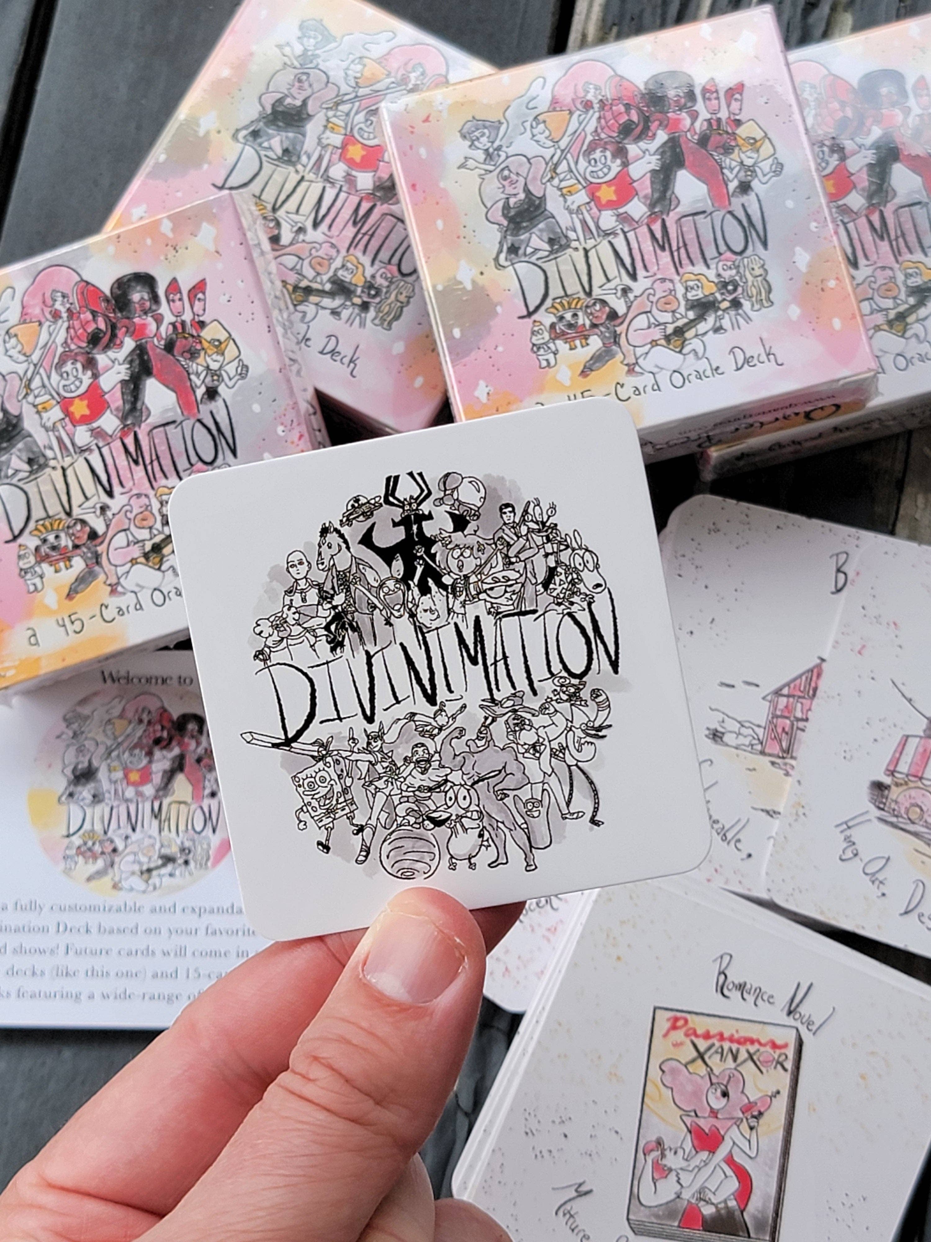 Quarter Press – Cartas de tarô por atacado – ADIVINHAÇÃO - The Crystal Gems Deck (independente ou combinável com a primeira temporada!)1