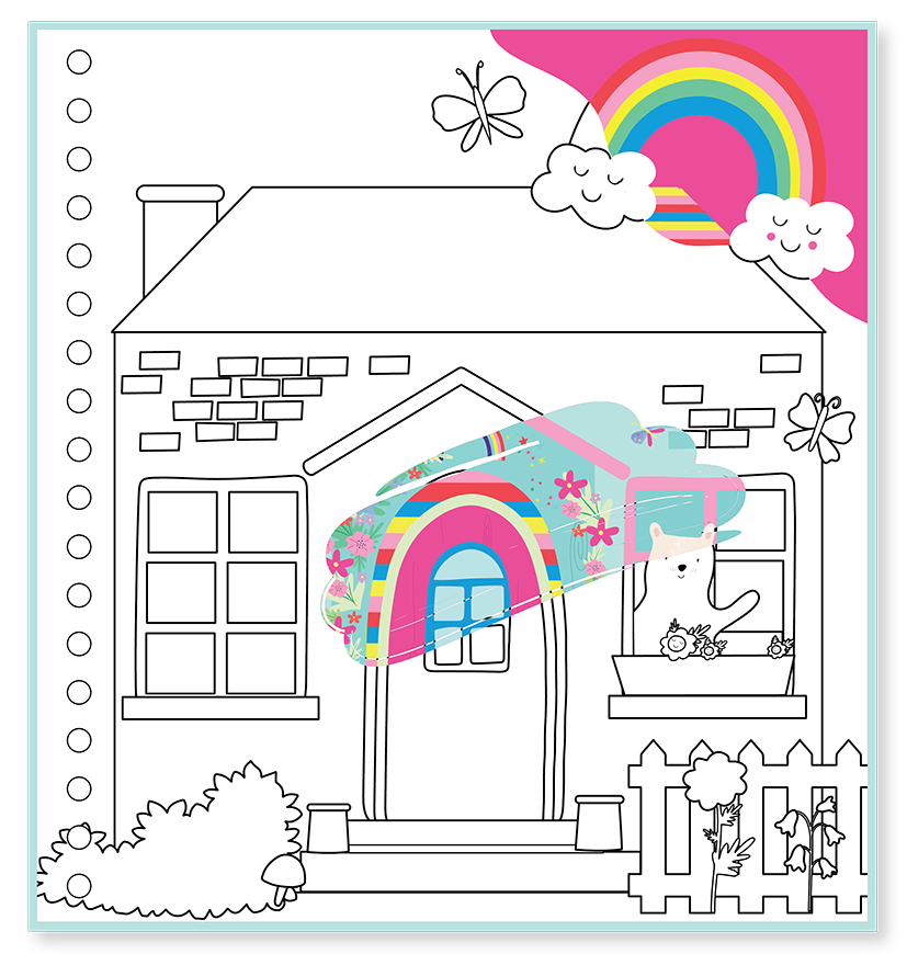 Floss and Rock - UK/EU – wholesale Colouring and activity book – kids and baby – Rainbow Fairy Magic Multi Play3