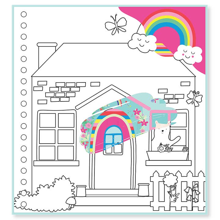 Floss and Rock - UK/EU – wholesale Colouring and activity book – kids and baby – Rainbow Fairy Magic Multi Play3