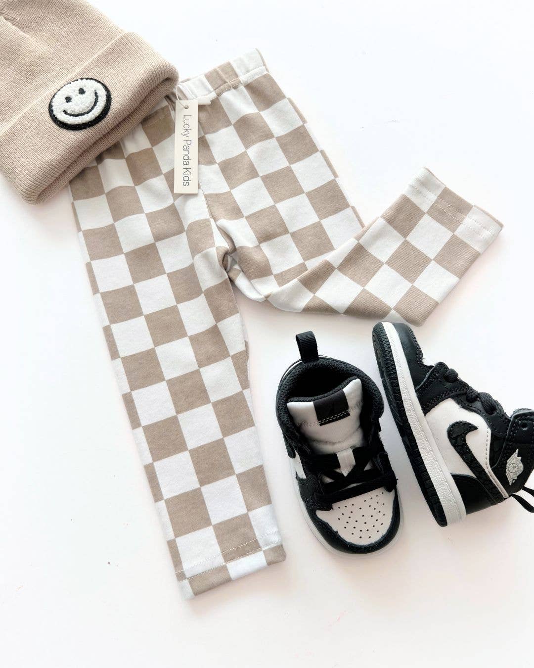 Lucky Panda Kids - Wholesale Fashion Leggings - Kids - Checkered Leggings | Latte5