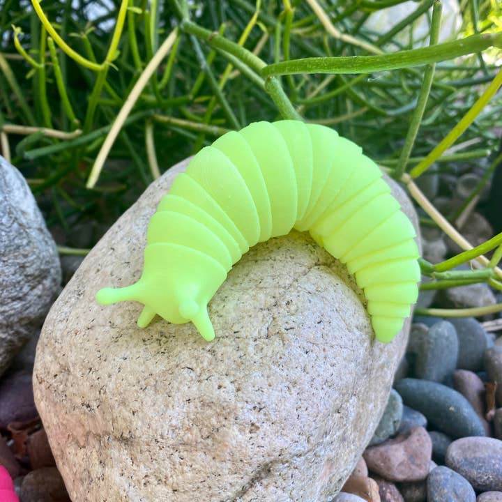 NumanPrints - Wholesale Fidget Toy - Kids - Articulated Slug 3D Printed Moveable fidget9