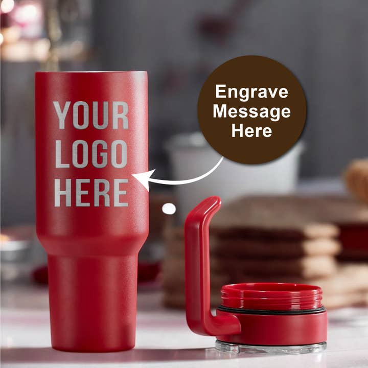 Engrave My Memories – Engroshandel Thermokop – 40 oz tumbler med håndtag og indgraveret tilpasset logo11