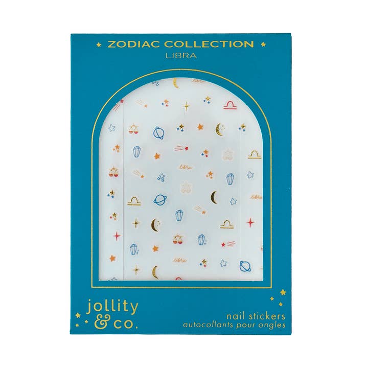 Zodiac Libra Nail Stickers for wholesale by Jollity & Co. + Daydream Society