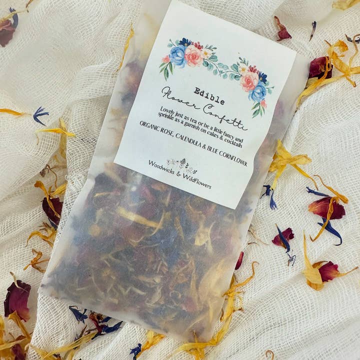 Woodwicks & Wildflowers - Wholesale Confetti - Edible Flower Confetti