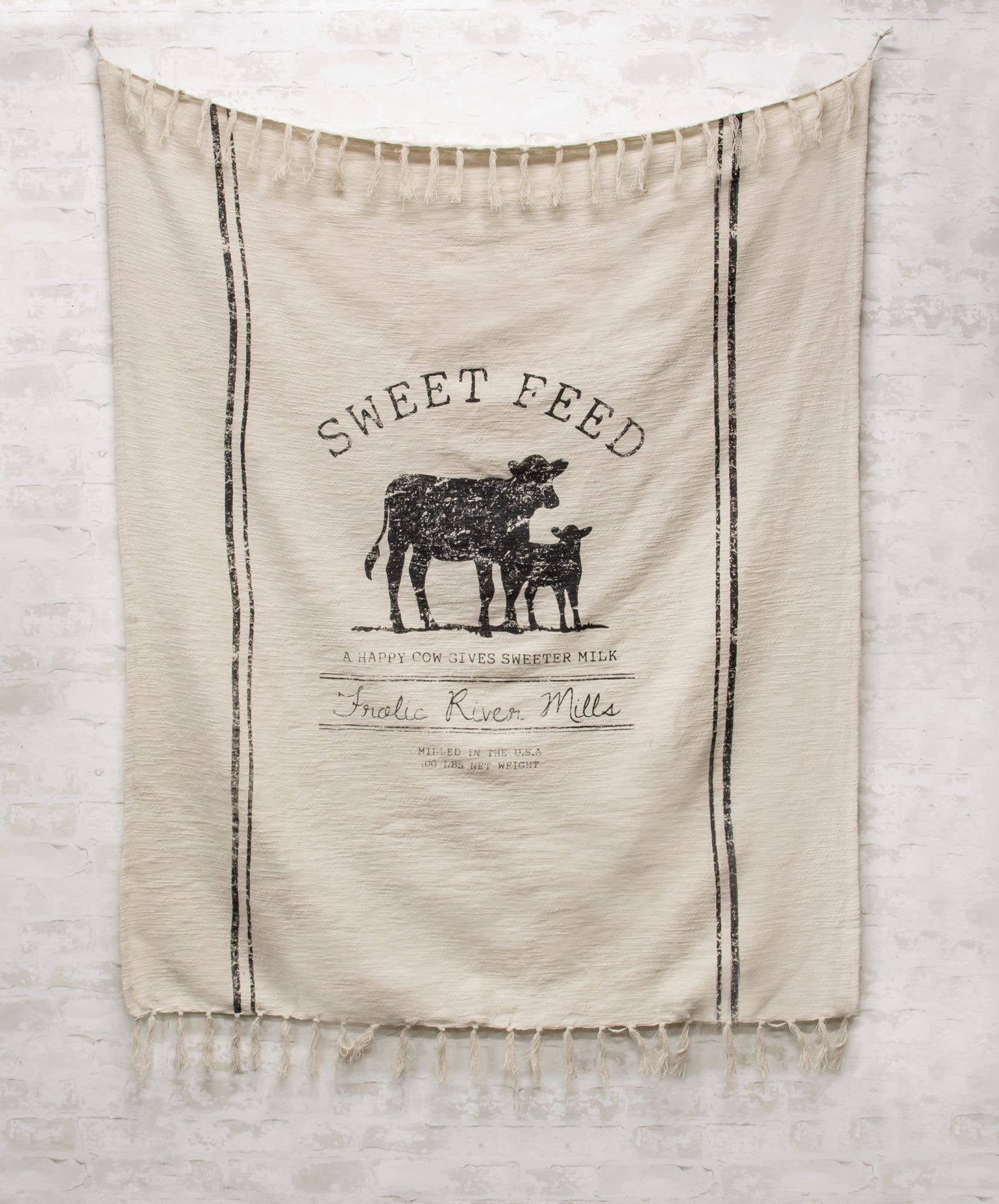 Col House Designs - Wholesale Throw Blanket - Sweet Feed Farmhouse Throw1